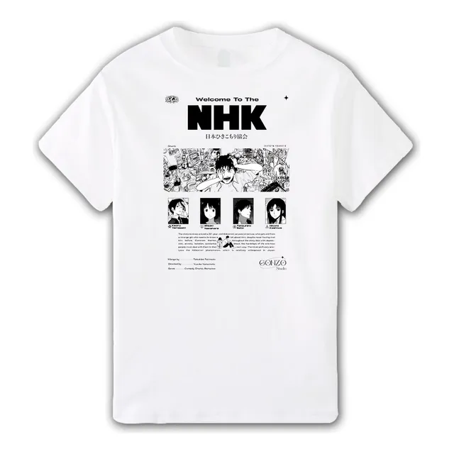 Remera Welcome To The Nhk - Anime Otaku Manga Aesthetic 