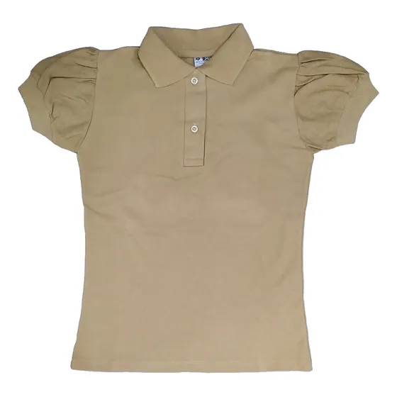 Chemise Escolar Beige Hembra Qantik Desde Talla 12 A La 16