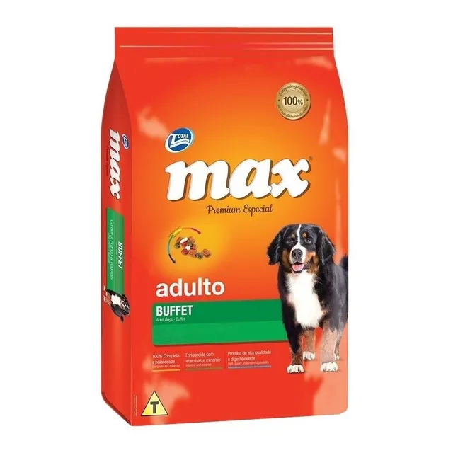 Alimento Max Premium Especial Buffet para perro adulto todos los tamaños sabor pollo y vegetales de 22 kg