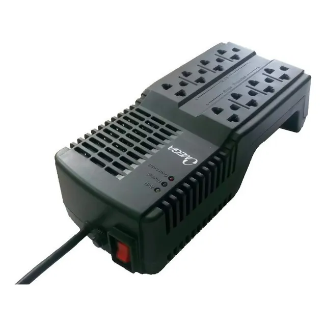 Regulador De Voltaje 8 Tomas 110v Pc Tv Laptop Y Mas