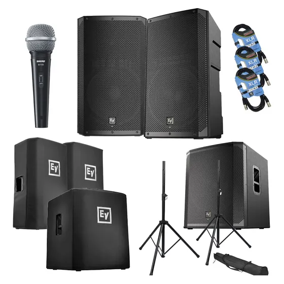 Electro-voice Ev Cubierta Soporte Para Altavoz Microfono Xlr