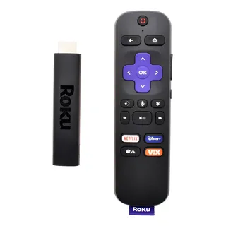 Roku 3840 Streaming Stick Control De Voz Tienda Oficial Negro Estándar