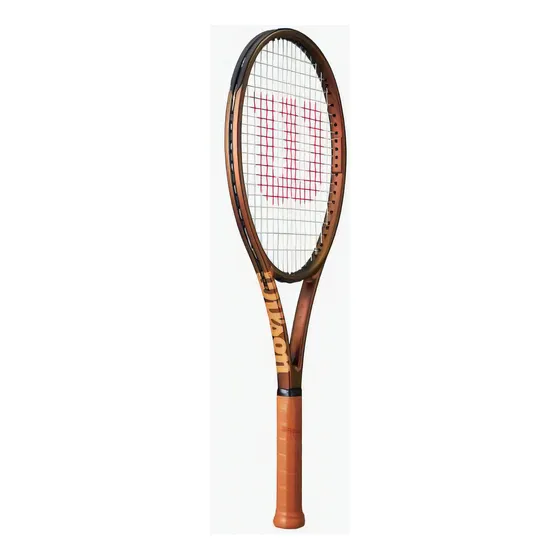 Raqueta de tenis Wilson Pro Staff Pro Staff 97L color naranja/bronce marco de dureza 68 encordado 16 x 19 grip 4 3/8