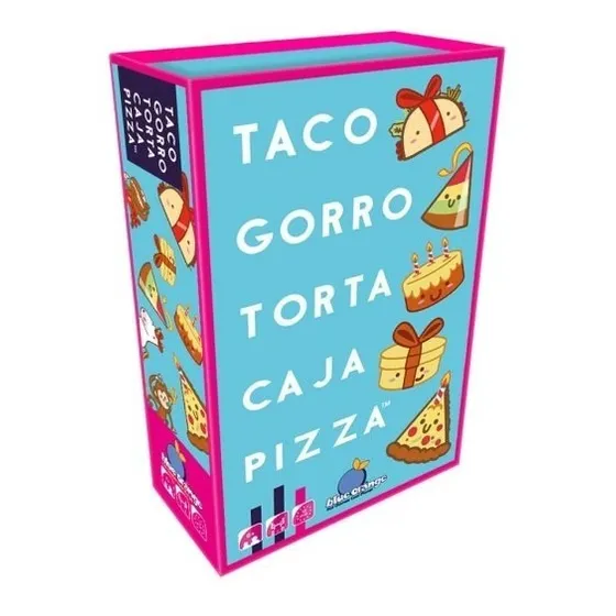 Juego De Mesa Taco Gorro Torta Caja Pizza Devir