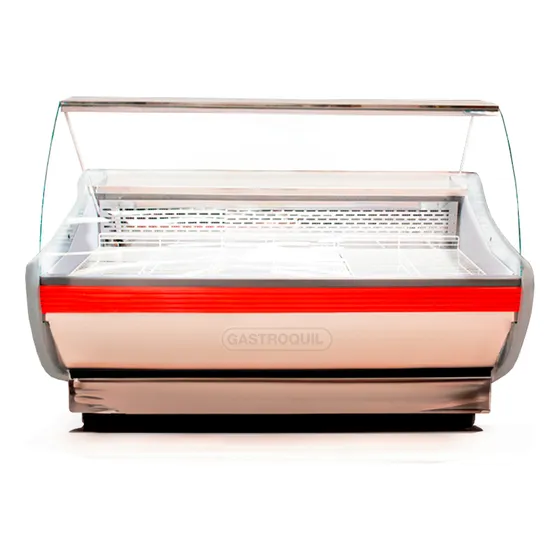 Batea Refrigerada Gastroquil Lucila 200 Estilo de vidrio Curvo Carnicera