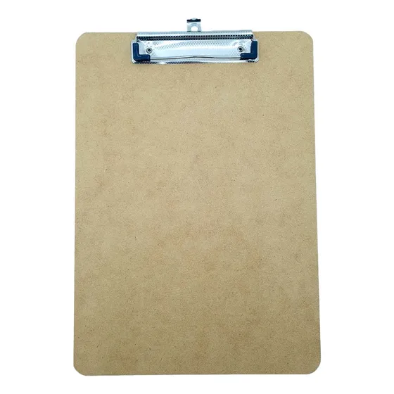 Tabla Porta Block Mdf Con Broche Aprieta Papel