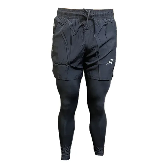 Pantaloneta Con Licra Larga Running Hombre Deportiva