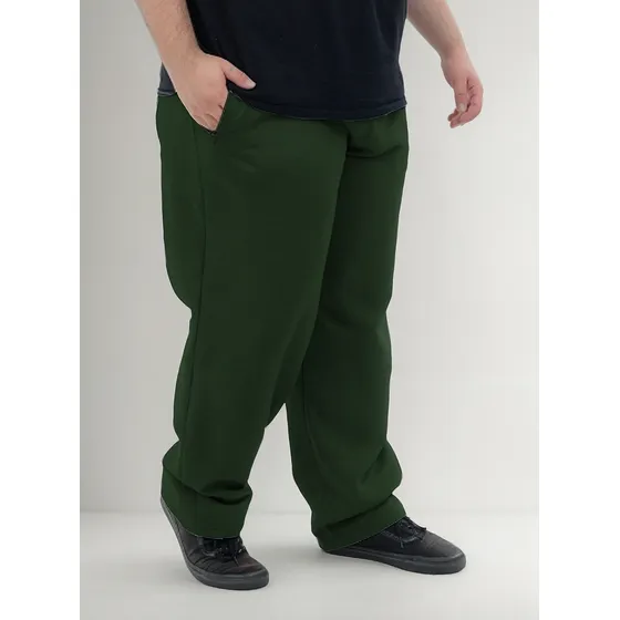 Pantalón Deportivo Hombre Talles Especiales Algodón Felpa 