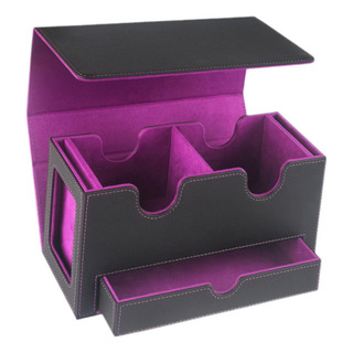 Caja De Baraja De Cartas Caja De Púrpura Caja De Baraja De Cartas Caja De Púrpura