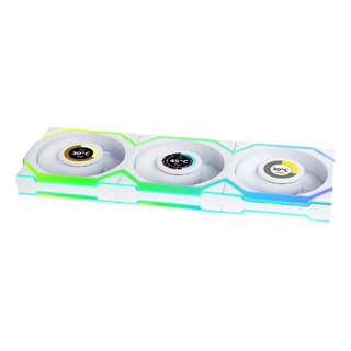 Kit 3 Fan Uni Fan Sl Wireless Lcd 120 Reverse Blade Argb Kit 3 Fan Uni Fan Sl Wireless Lcd 120 Reverse Blade Argb