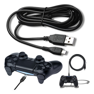 Cabo Para Controle Ps4 Compatível Usb Carregamento Rápido Cabo Para Controle Ps4 Compatível Usb Carregamento Rápido