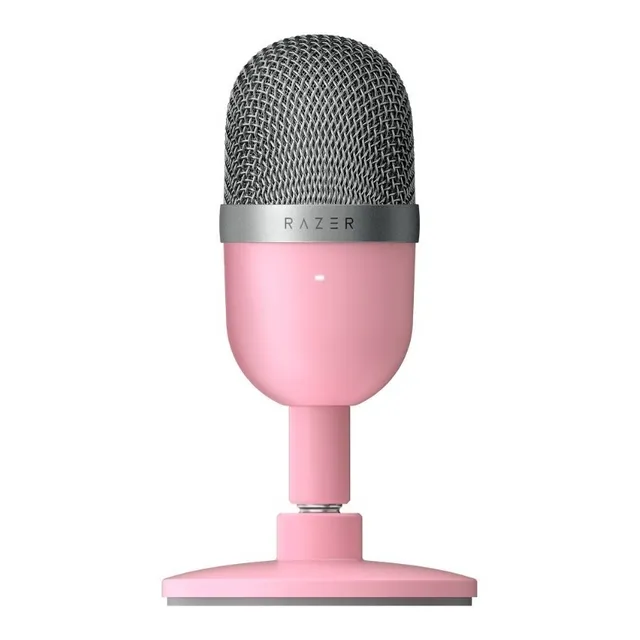 Micrófono Razer Seiren Mini Usb Supercardioide Quartz Color Rosa cuarzo