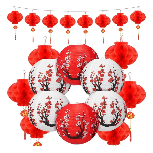 20 Piezas 12 Pulgadas Faroles De Papel Japoneses Chinos