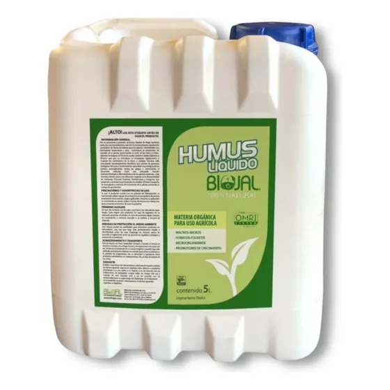 Lixiviado Lombriz Humus Liquido 5 Lts Certificado Abono