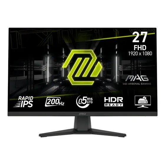 Monitor Gamer Msi Mag 272f 27, 200hz, 0.5ms Color Negro