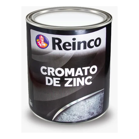Fondo Cromato De Zinc Anticorrosivo 1/4 Galón Reinco