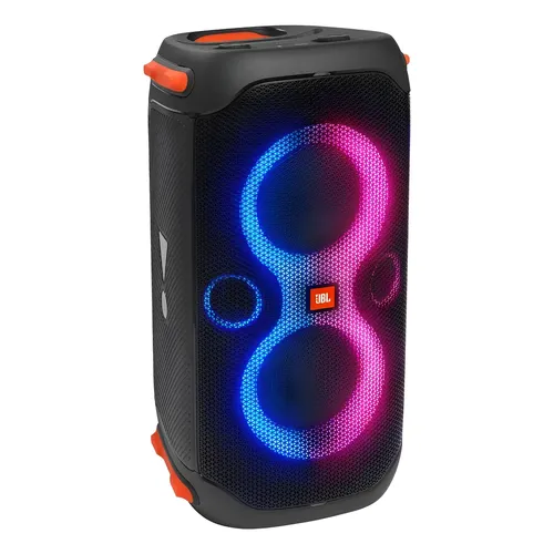 Caixa de Som Portátil JBL PartyBox 100 com Bluetooth, 160W e Luzes