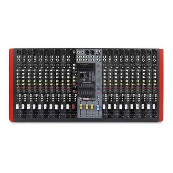 Mesa Mixer 20 Canais Novik Neo Nvk 20m Bt Com Bluetooth