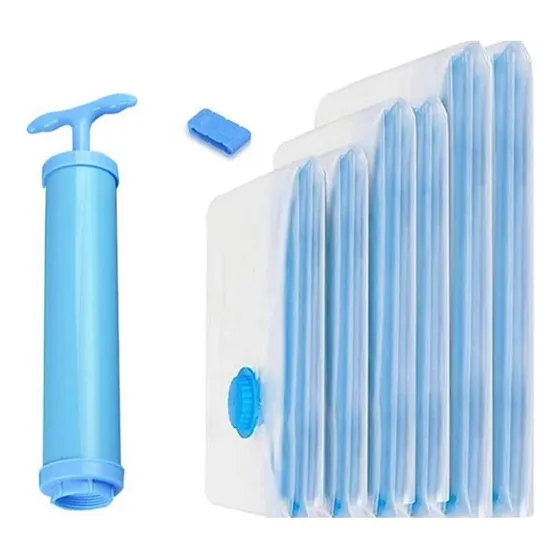 Kit Bolsas 10 Al Vacio 60x80cm Reducir Espacio Almacenar Una Ganga