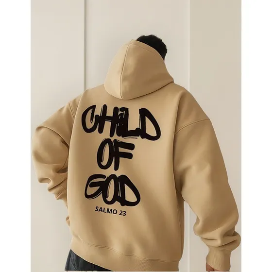 Moletom Canguru Algodão Estampado Good Clid Plus Size
