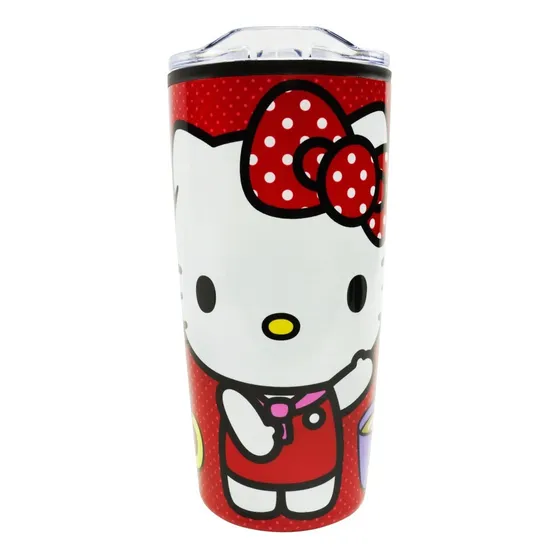 Termo Doble Pared Acero Inox. Varios Personajes Calor Frío Color Hello Kitty