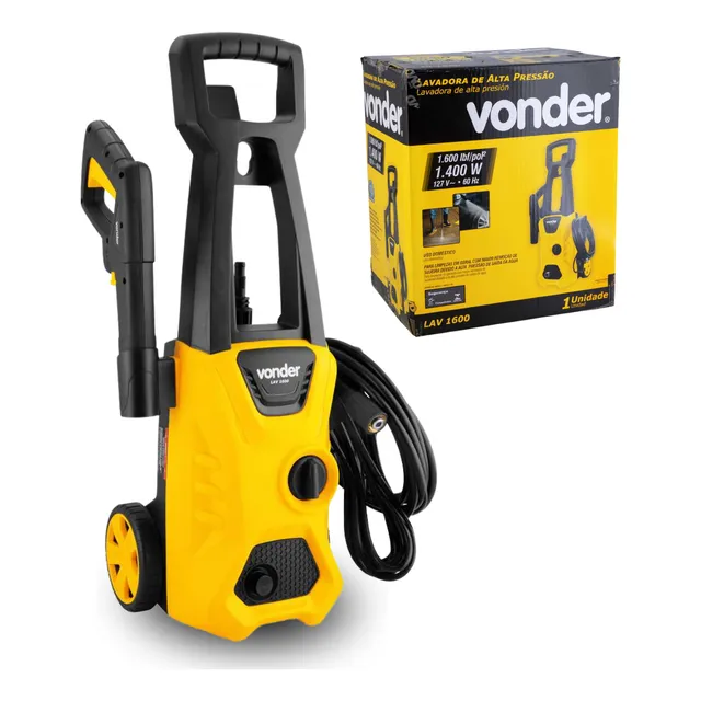 Lavadora De Alta Pressão Lav 1600, 1.600 Lbf/pol² Vonder
