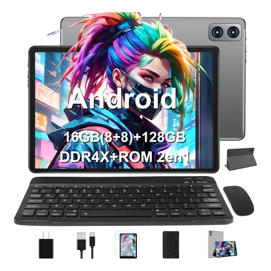 Wozifan Tablet 10.1 Android 16(8+8)gb Ram Wifi Gps Bluetooth