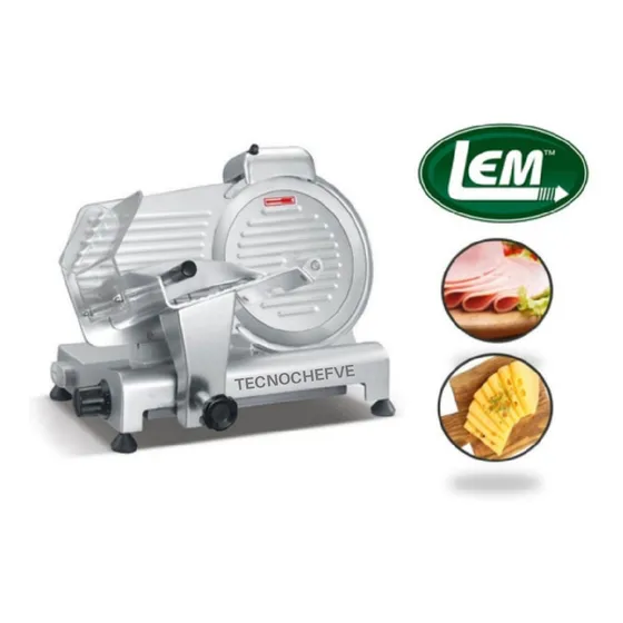 Rebanadora De Charcutería Lem De 250mm Americana