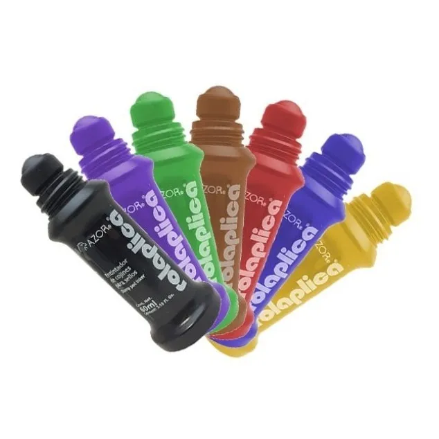 Tinta Rolon Para Sellos Automaticos Almohadillas Colores 