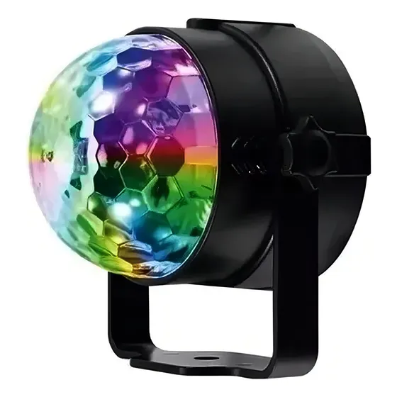 Seisa L-12 Bola Esfera Magica Led Rgb Mini Con Enchufe A 220v L-12