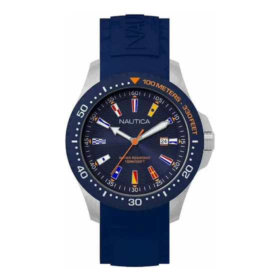 Reloj Nautica Jones Beach Napjbc002 En Stock Original Caja