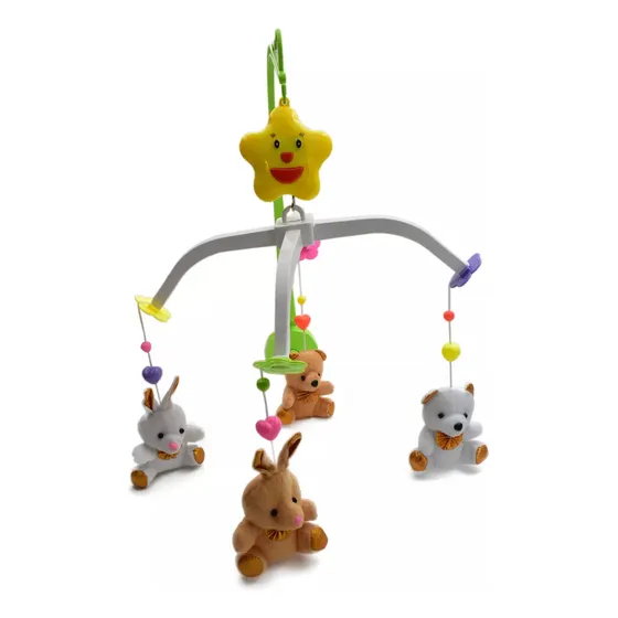 Movil Cunero Musical De Peluches Para Bebes
