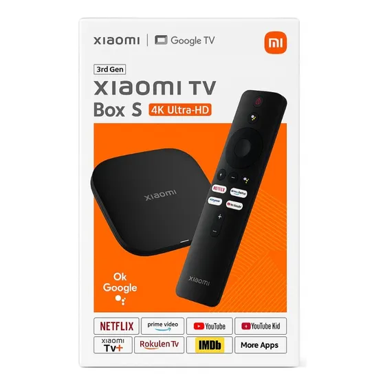 Mi Box S Tv Box  3a Geração 4k Google Tv Original Streaming
