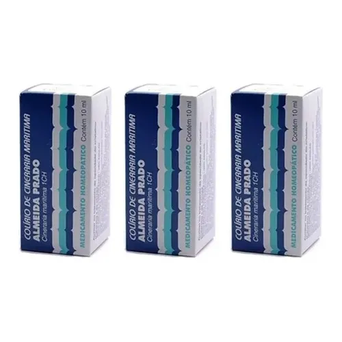 Kit Colírio De Cineraria Maritima 10ml