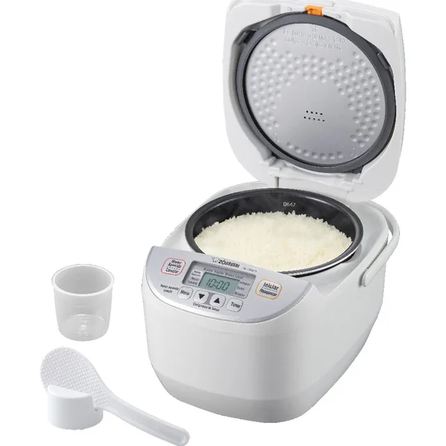 Panela De Arroz Zojirushi 5,5 Copos Micom Nl-dab10 Cor Branco Panela De Arroz Zojirushi 5,5 Copos Micom Nl-dab10 Cor Branco