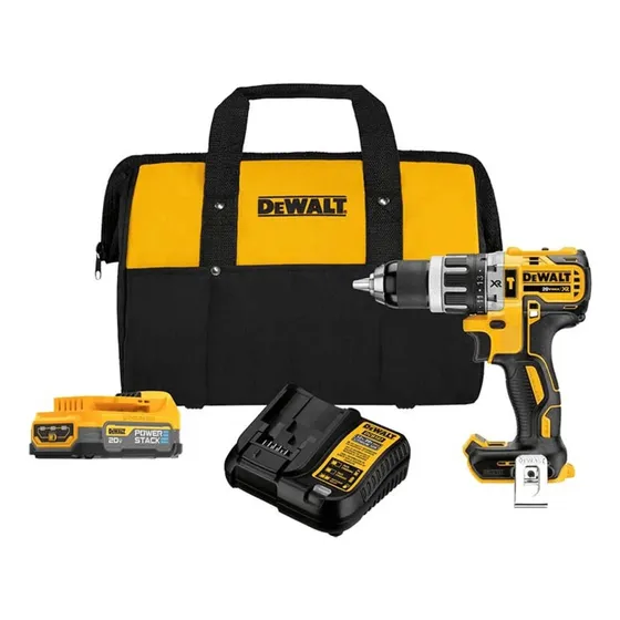 Kit Taladro Percutor/atornillador Dewalt 13mm C/accesorios Amarillo 50hz