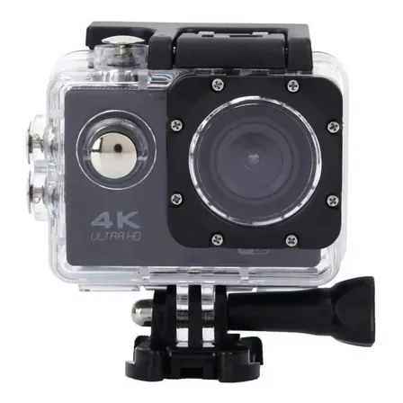 Camara Deportiva Extremos 4k Wifi Bateria Dura 1.5 Horas Color Negro-240007