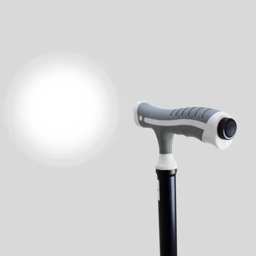 Baston Ergonomico Luz Led 4 Apoyos Reforzado Muy Estable 4a