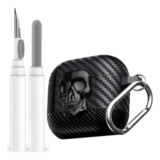 3d Capa De Cabeça De Esqueletopara AirPods 4 (anc) Case 3d Capa De Cabeça De Esqueletopara AirPods 4 (anc) Case