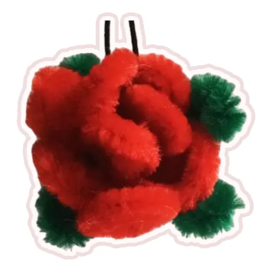 Llavero Con Forma De Rosa