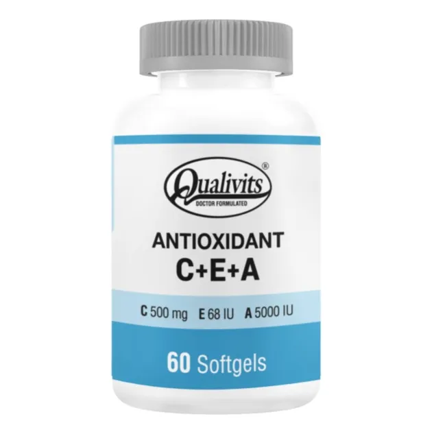 Antioxidant C+e+a 60 Cápsulas De Gelatina Qualivits