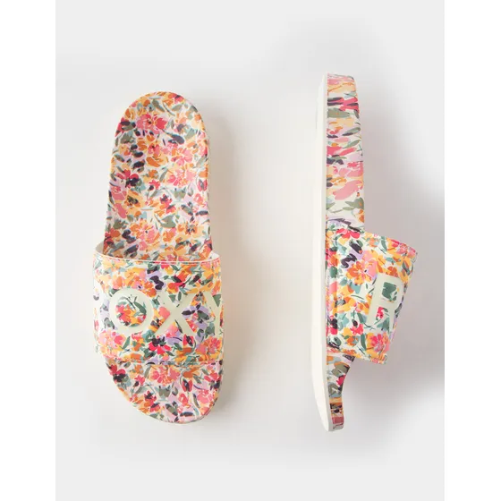 Sandalias Para Mujer Roxy Slide Slippy Printed Org