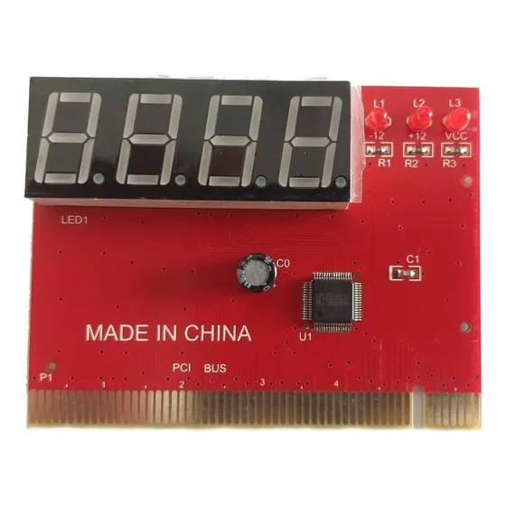 Testa Placa Mãe Analyzer Diagnostico 4 Digitos Pci Debug