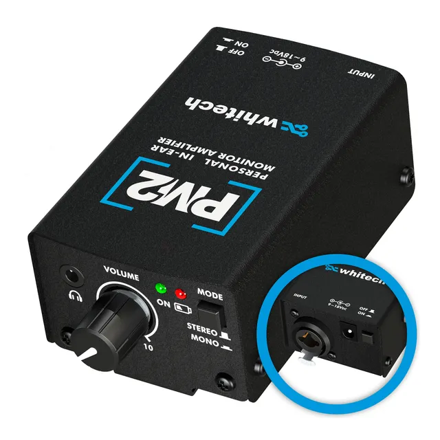 Amplificador De Fone Pm2 ( Xlr + P10 ) - Whitech