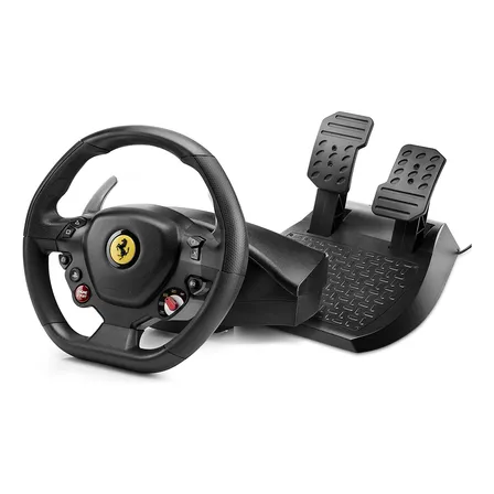 Volante De Carreras Thrustmaster T80 Ferrari 488 Gtb Edition Color Negro
