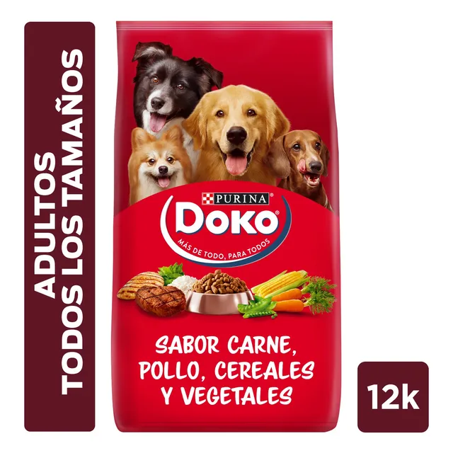 Alimento Seco Perro Doko Adultos Todos Los Tamaños 12kg