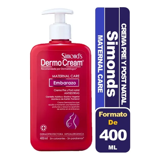 Simond's Dermo Cream Corporal Maternal Care Embarazo 400 Ml