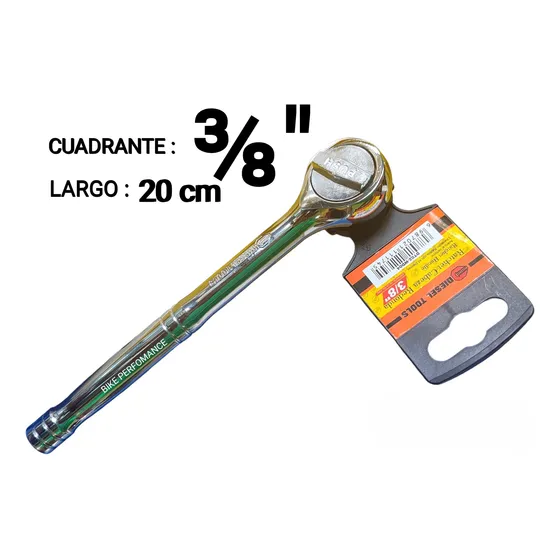 Ratchet Cuadrante 3/8 PuLG Acero Al Carbono 45 Dientes 