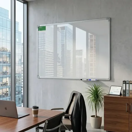 Lousa Quadro Branco 180x120 Moldura Alumínio Luxo Branco