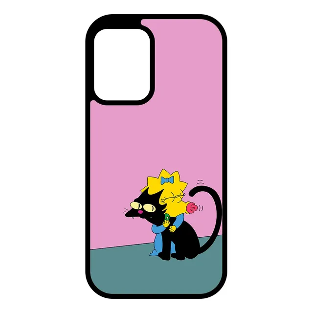 Funda Para Motorola - Magie Y Bola De Nieves - The Simpsons